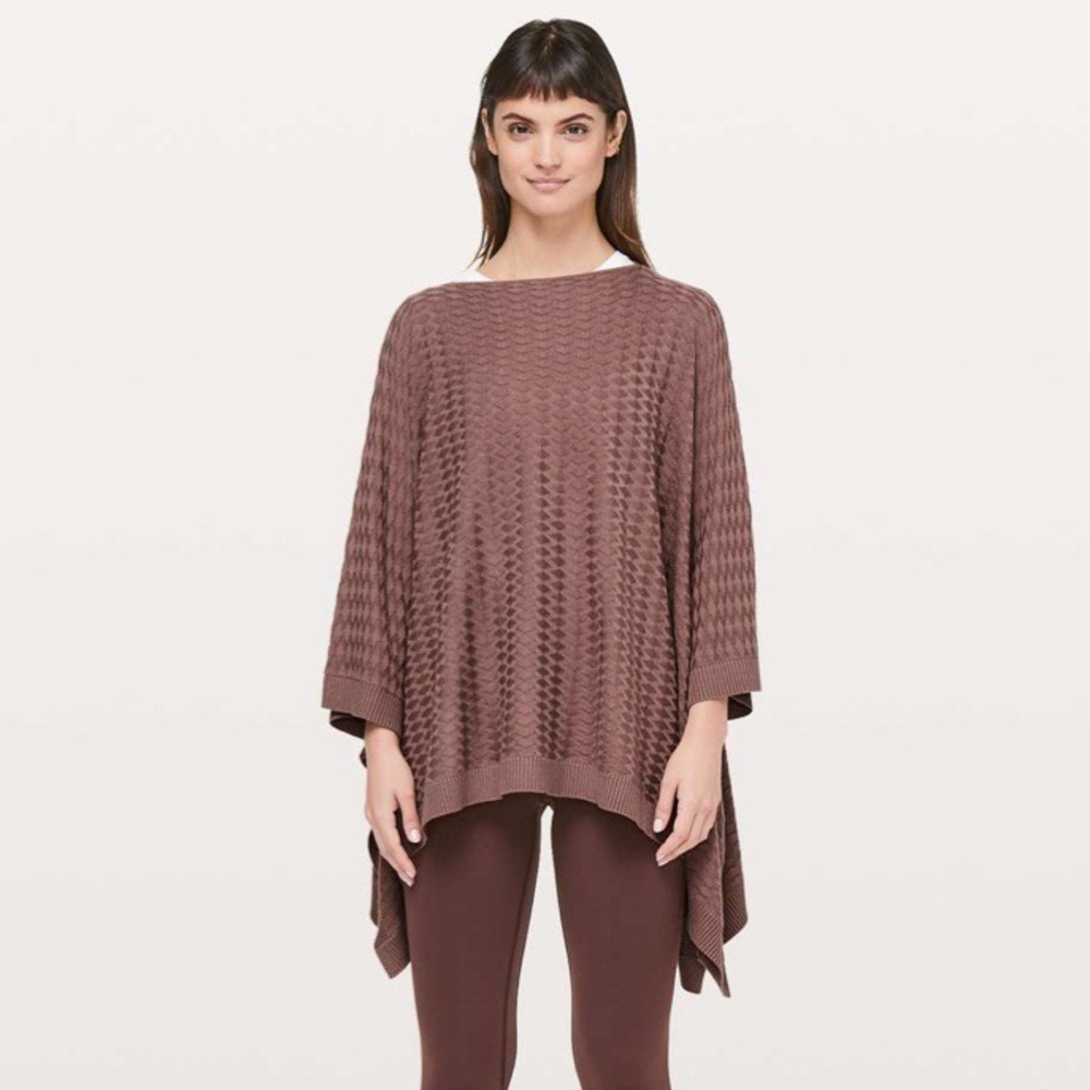 Lululemon | Divinity Poncho *Woven Spanish Oak‎